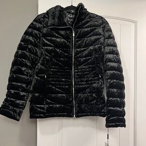 Calvin Klein velour winter coat